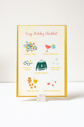 Cozy Holiday Checklist